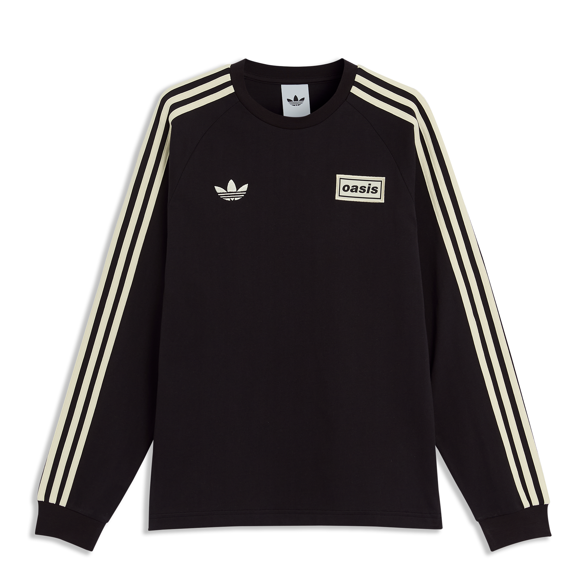 Live '25 adidas 3 Stripes Long Sleeve T-Shirt Black