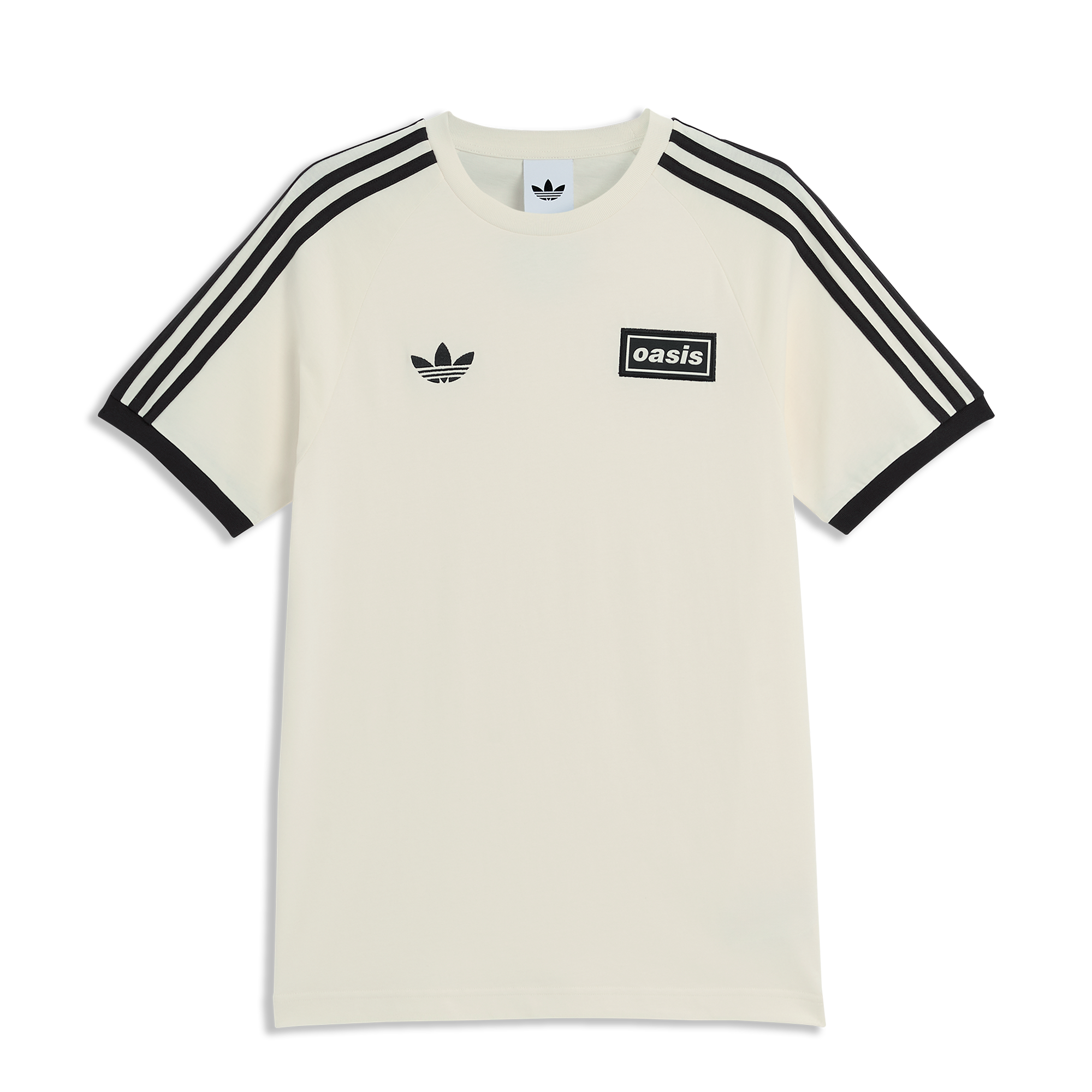 Live '25 adidas 3 Stripes T-Shirt Cream/Black