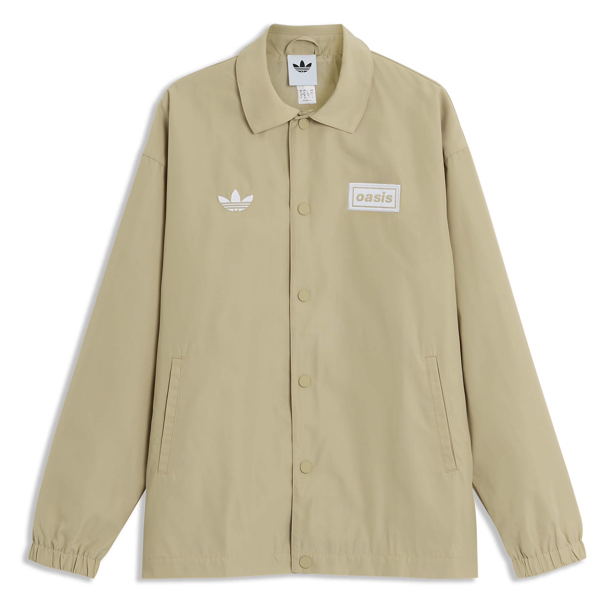 Live '25 adidas Coach Jacket Stone