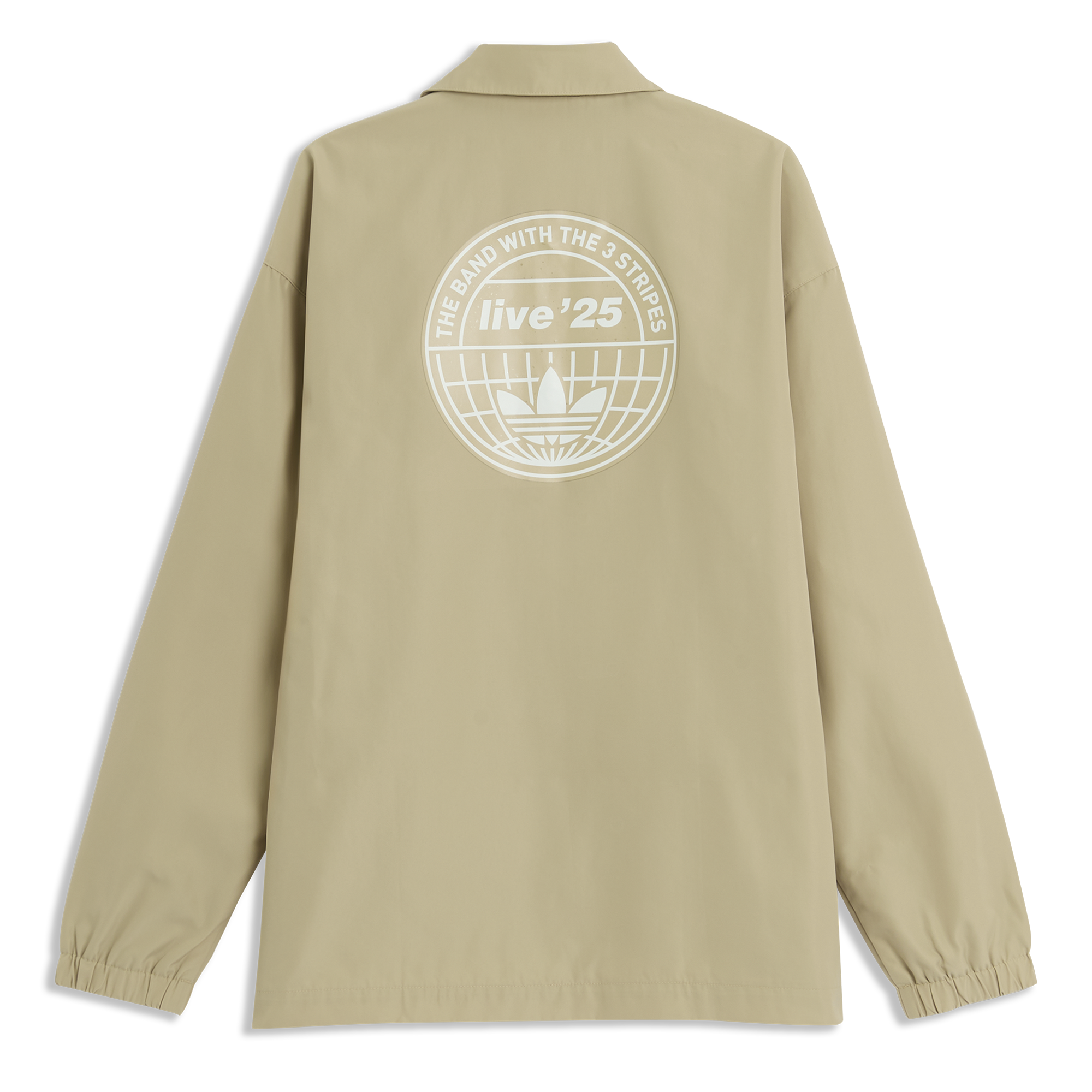 Live '25 adidas Coach Jacket Stone