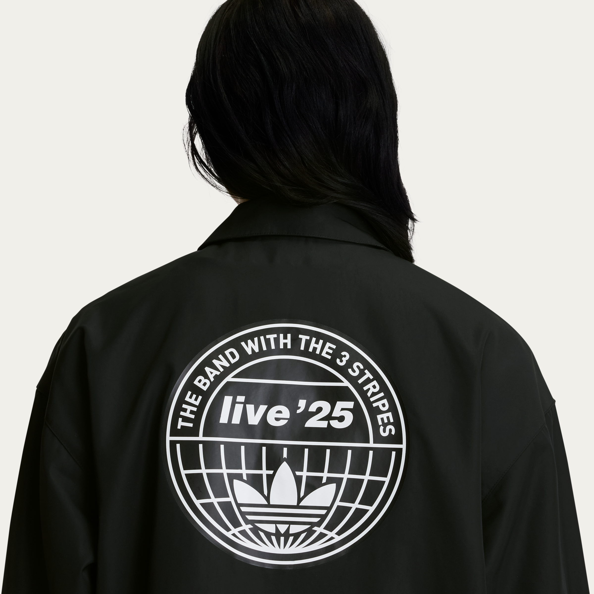 Live '25 adidas Coach Jacket Black