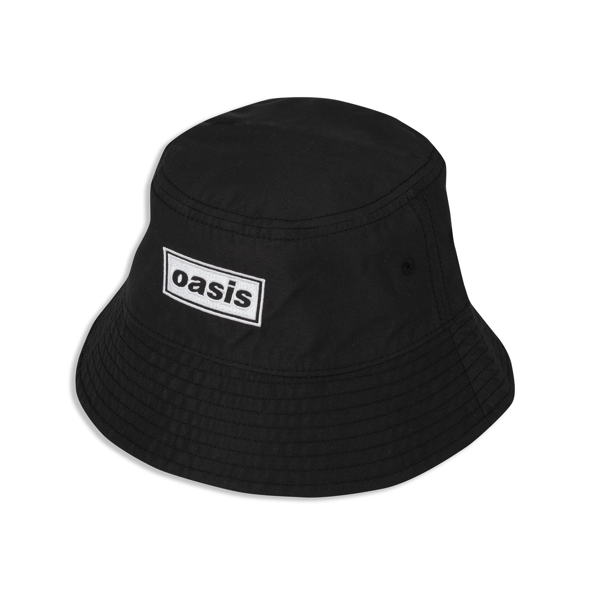 Live '25 Reversible Decca Logo Definitely Maybe Bucket Hat Black Live '25 Reversible Decca Logo Definitely Maybe Bucket Hat Black