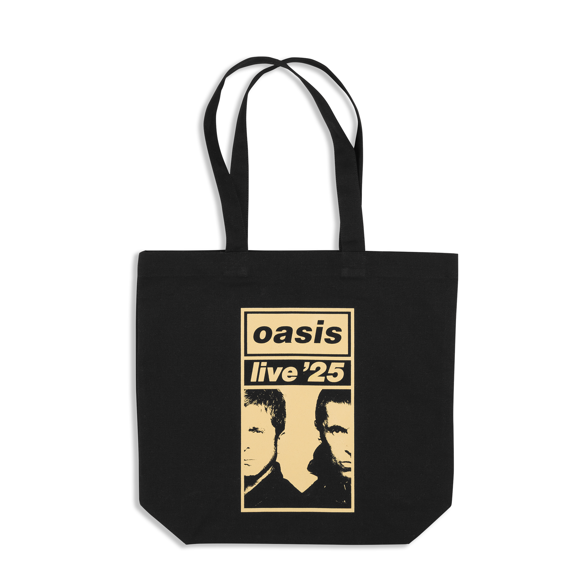 Live '25 Gold Logo Tote Bag Black – Aus Oasis Live 2025 Live '25 Gold Logo Tote Bag Black – Aus Oasis Live 2025